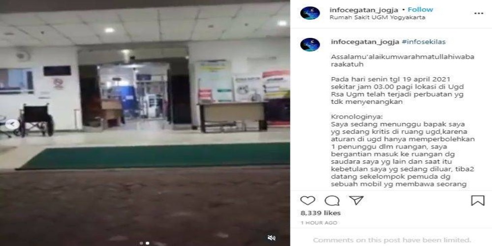 Lagi! Nakes Dimaki hingga Sumpahi Pasien Kritis Mati di RSA UGM