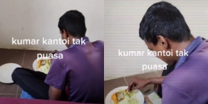 Makan Diam-diam, Pria India Hormati Temannya Berpuasa, Netizen: Terbaik Brader!