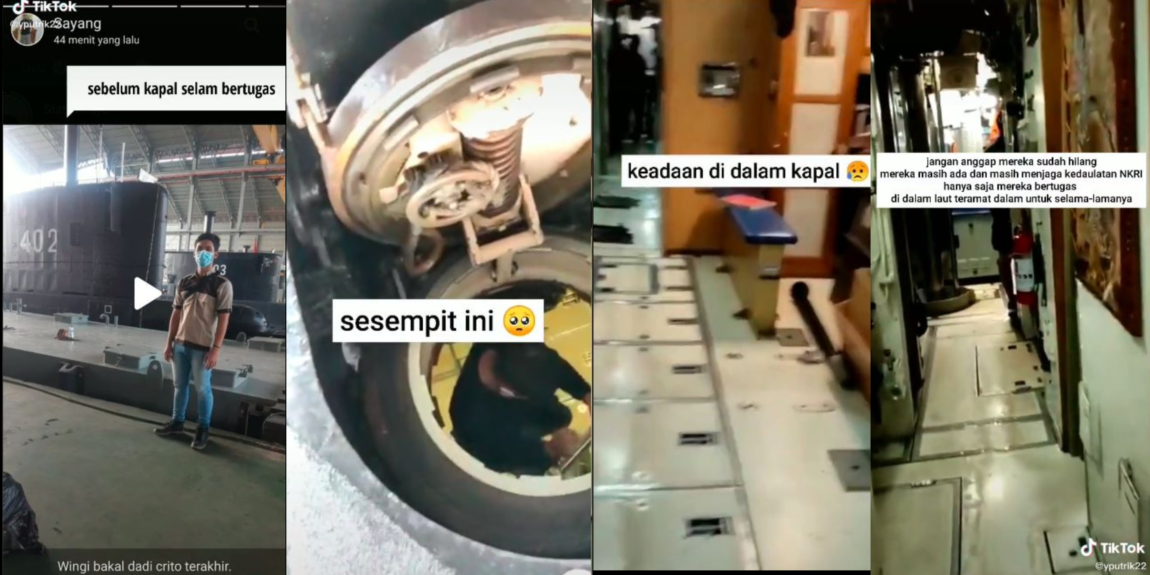 Viral Video Kondisi Kapal Selam KRI Nanggala 402 Sebelum Bertugas, Terlihat Ruang Sempit