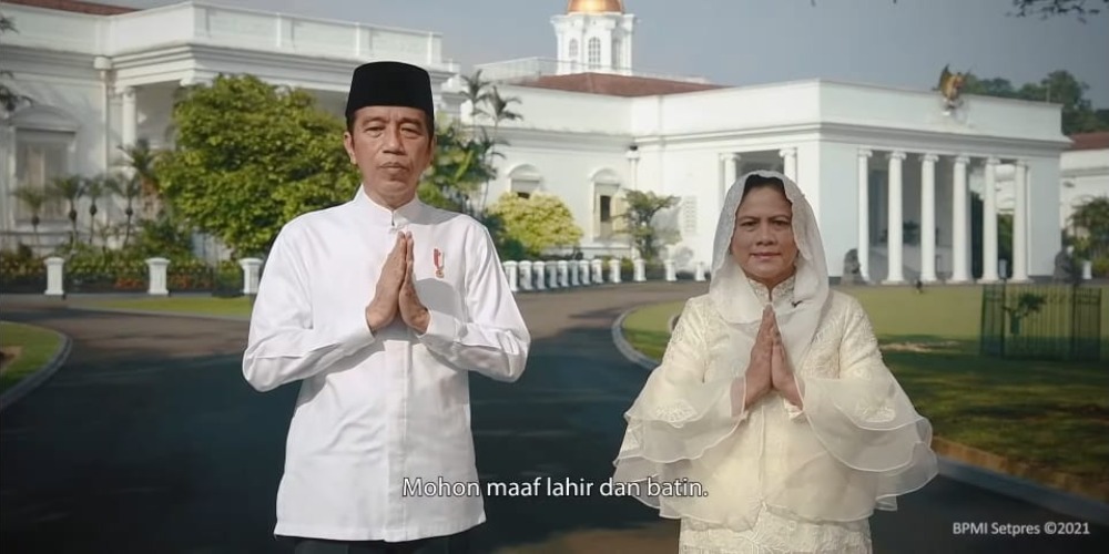 Ini Isi Ucapan Presiden Jokowi di Hari Raya Idul Fitri 1442 H