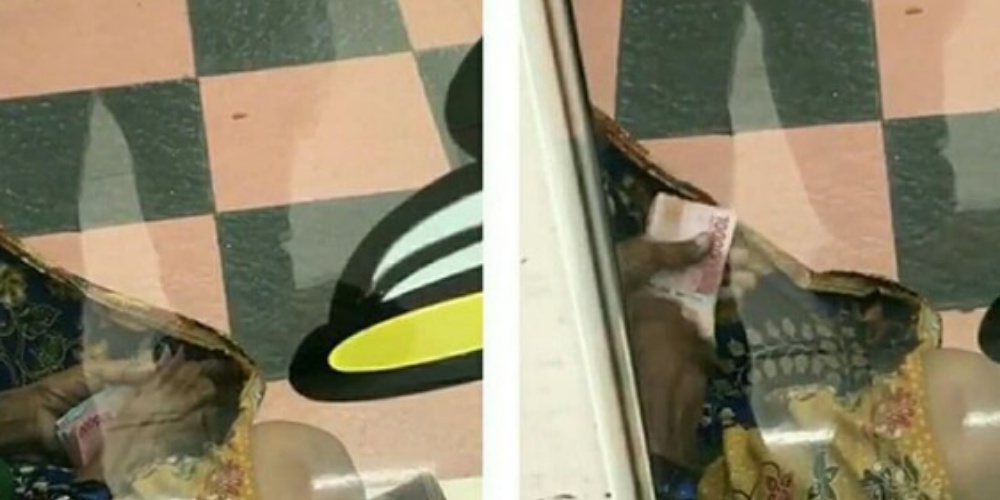 Viral Video Seorang Pengemis Tukarkan Uang di Indomaret hingga Jutaan     