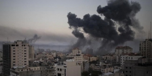 Momen Warga Gaza Palestina Rayakan Idul Fitri Ditengah Serangan Bom Israel
