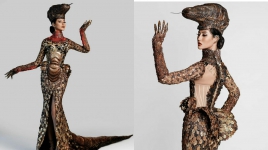 Fakta-fakta Menarik Dibalik Kostum Komodo yang Dibawa Ayu Maulida di Panggung Miss Universe 2020