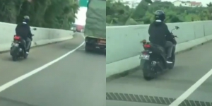 Viral Video Pengendara Motor Masuk Tol, Netizen: Korban Google Maps