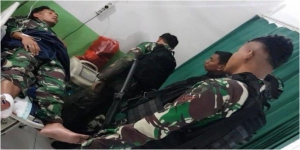 Teroris KKB Papua Serang 12 Prajurit TNI di Malam Hari, 4 Orang Mengalami Luka-luka