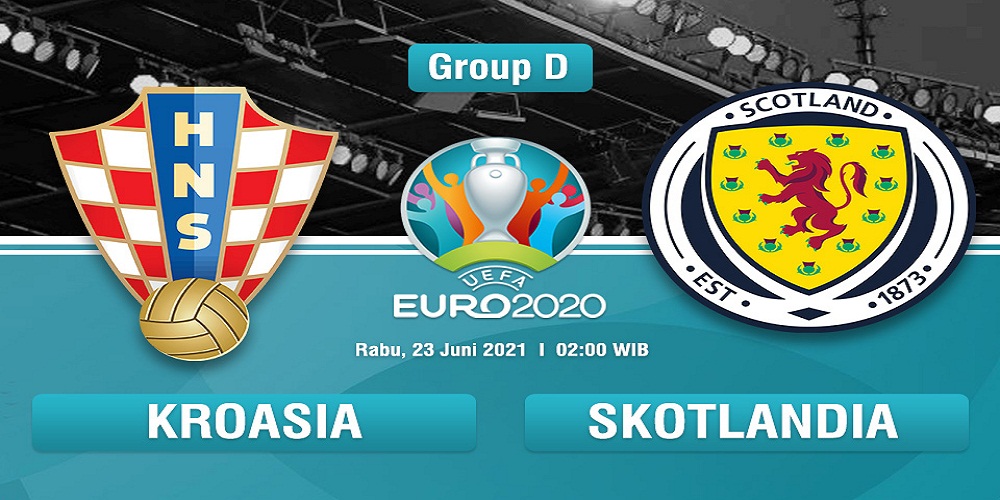 Prediksi Skor dan Susunan Pemain Kroasia vs Skotlandia di Piala Euro 2020 Malam Ini