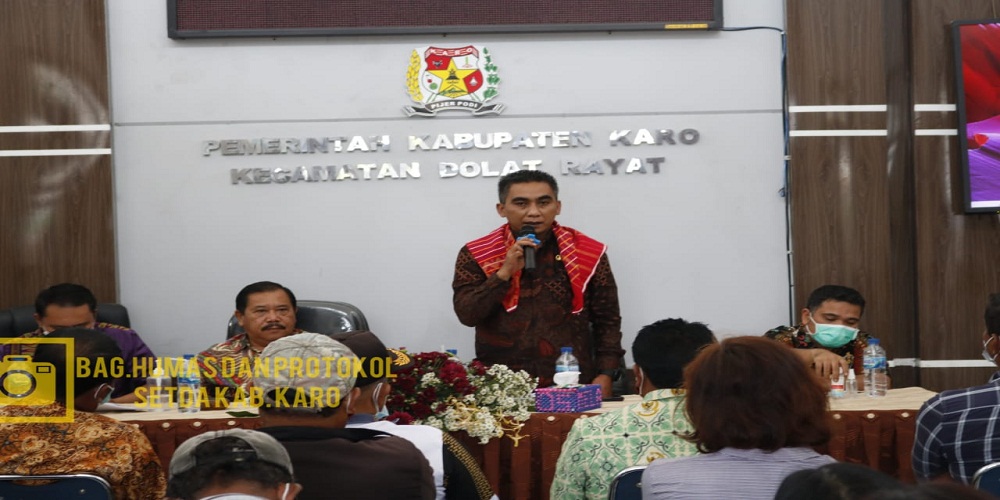 Hadiri Rakorpemcam Kecamatan Dolat Rayat, Wakil Bupati Karo: Kita Harus Bekerja Luar Biasa