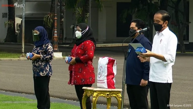 Mengenal Paket Obat Gratis dari Pak Jokowi Ditemani Erick Thohir: Khusus Isoman COVID19 