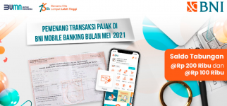 Promo Menarik, Bayar Pajak Pakai BNI Mobile Banking, Hadiah Ratusan Ribu Rupiah Menanti