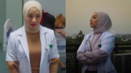 5 Potret Cantik Nikita Willy Memakai Hijab saat Memerankan Doktor Aisyah dalam Serial Satu Amin Dua Iman