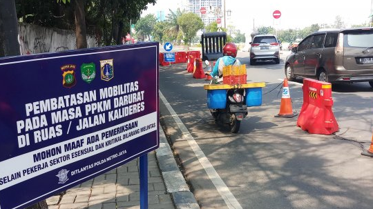 ジャカルタで、PPKMブロッキングは11日で廃止、交通規制「奇数・偶数」に置き換えらる！ PPKM