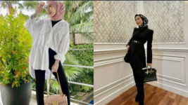 10 Pose Cantik Reza Gladys, Crazy Rich Asal Cianjur yang Outfitnya OOTD Banget 