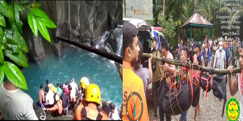 Detik-detik Video Penemuan Mayat Mahasiswi Sumut Ditemukan Tewas Saat Mandi di Sungai Batre 