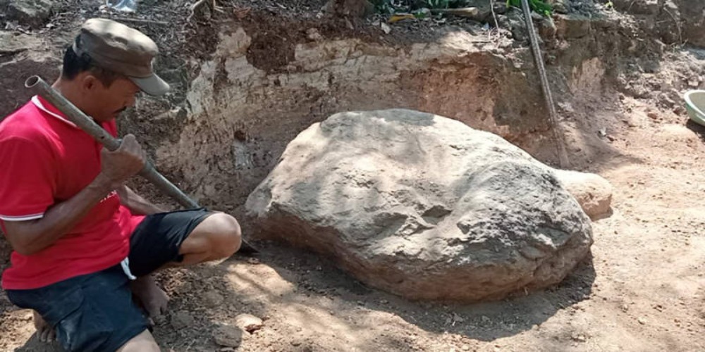 Cerita Mistis Batu di Dekat Gua Petilasan Pangeran Mangkubumi Sragen, Dipercaya Sebagai Batu Nisan