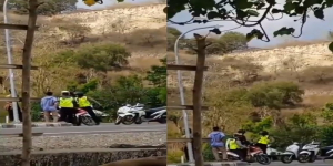 Video Viral Oknum Polisi Pukul dan Tendang Pengendara Motor saat Razia di Bima NTB