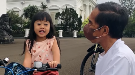 Sosok Sedah Mirah, Anak Kahiyang Ayu yang Bernyanyi Bikin Jokowi Senang