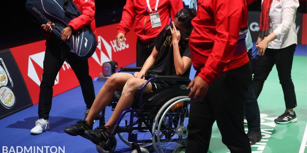 Ini Video Detik Detik Atlet Bulutangkis Nandini Putri Arumni Alami Cedera Lutut di Piala Uber 2020