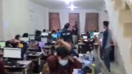 Ini Video saat Polisi Gerebek Kantor Pinjol Ilegal, Puluhan Karyawan Ditangkap 