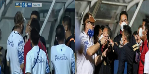 Video Detik-detik Manajer Bhayangkara FC Ludahi Pelatih Persib Bandung 