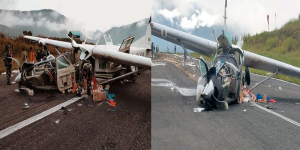 Pesawat Smart Air Jatuh di Bandara Aminggaru Ilaga Papua, Pilot Meninggal Dunia 