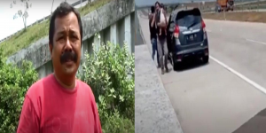 Sosok Ansori, Pria yang Gendong Gala Sky Saat Kecelakaan di Tol Jombang 