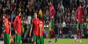Potret Ronaldo Tertunduk Lesu dan Marah ke Pelatih Usai Gagal Rebut Tiket Piala Dunia 2022