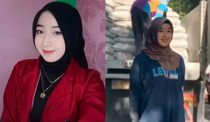 Sosok dan Fakta Nur Aini, Kuli Panggul Semen Cantik Ternyata Atlet Silat Mahasiswi UNM Makassar