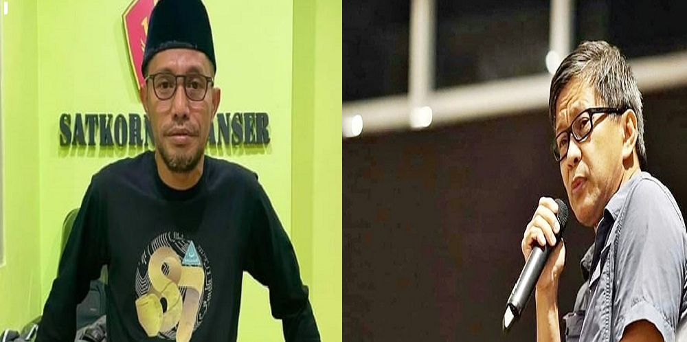 Ketua GP Ansor Bela Erick Thohir, Sebut Rocky Gerung Asbun dan Kecentilan