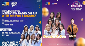 DREAMSE7EN On Air di RRI PRO 1 Jakarta, Berharap Bisa Jadi Ikon Dangdut dari Kalangan Anak Muda