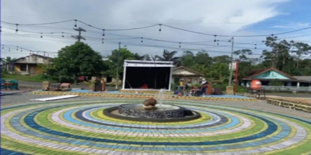 Galakkan Social Healing, Warga Desa Petaling Bangka Belitung Renovasi Taman KM 12