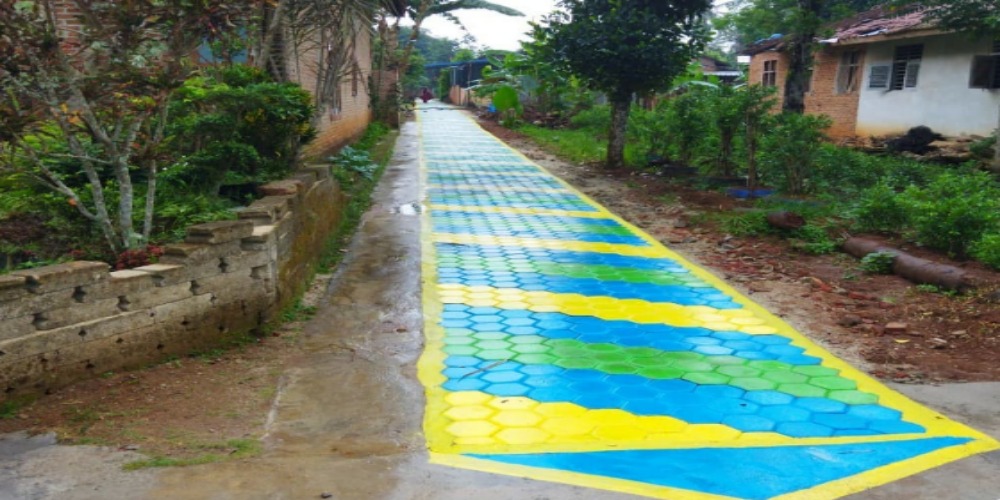 Perbaikan Jalan di Kelurahan Purwosari Kota Metro, Kini Jadi kebanggaan Warga