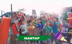 Taman Bermain Desa Simpang Tiga Kota Pekanbaru, Disambut Gembira Warga dan Anak-anak