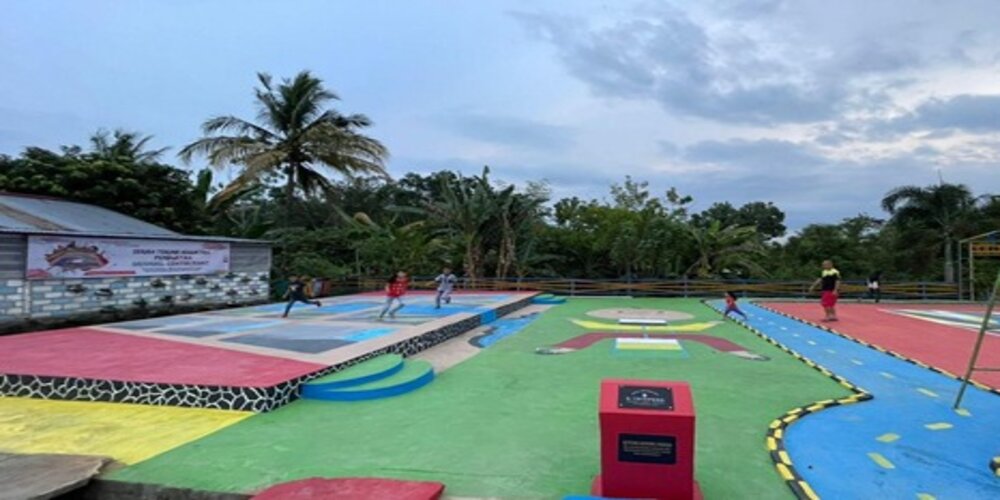 Taman Bermain dan Sarana Olahraga di Gunung Ibul Prabumulih, Kota Prabumulih Bangkitkan Semangat Warga Berolahraga
