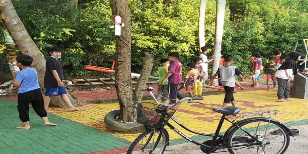 Taman Bermain Anak di Kelurahan Belian Kota Batam Jadi Tempat Social Healing yang Asyik untuk Warga