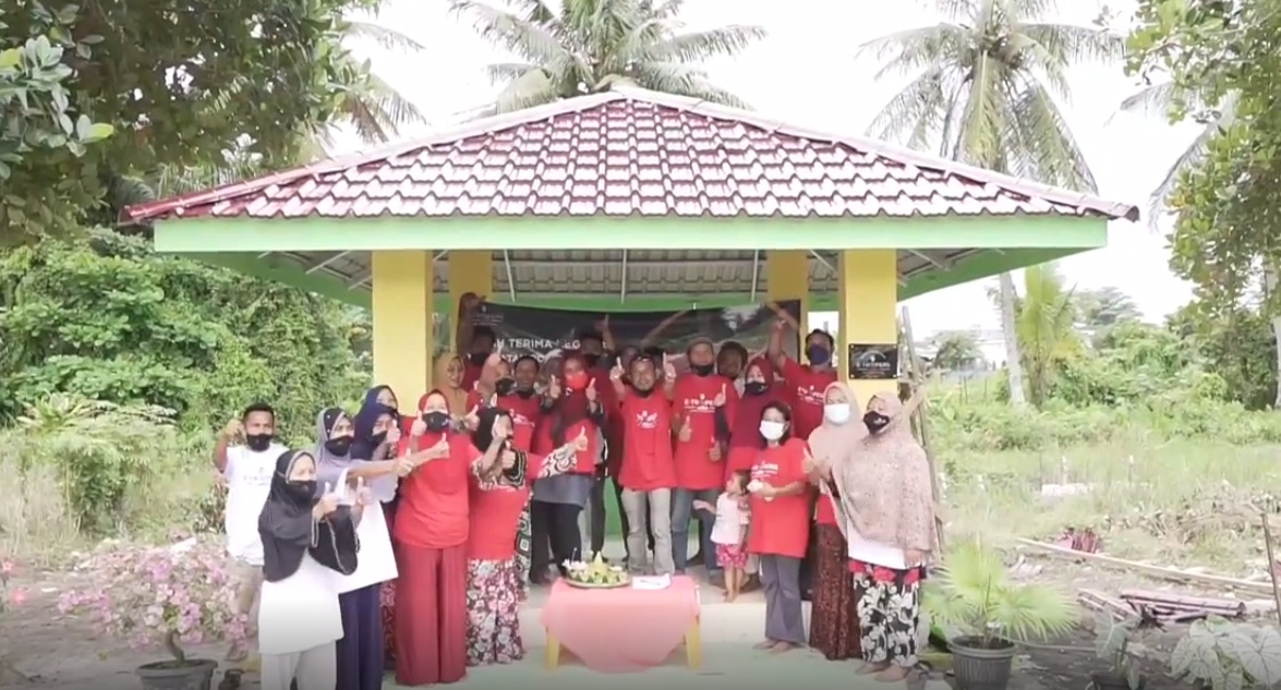 Pembangunan Pondok TPU di Desa Bengkel Serdang Bedagai, Pekerja Bersyukur Ada Tempat Beristirahat