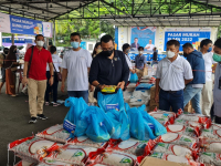 Bantu Masyarakat Kota Batam, Erick Thohir Dorong BUMN Gelar Pasar Sembako Murah