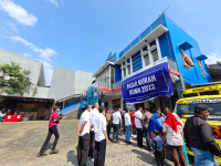 Pasar Sembako Murah BUMN Inisiasi Menteri Erick Thohir di Malang Diserbu Warga