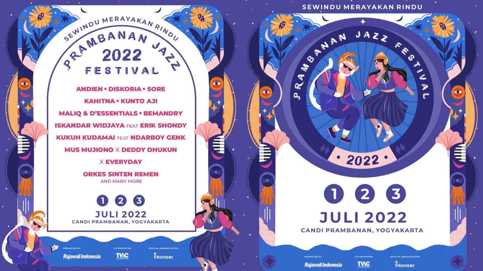 Daftar Musisi Ramaikan Prambanan Jazz Festival 2022, Ada Tulus hingga Kahitna