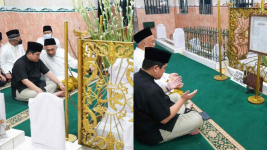 Erick Thohir Ziarah ke Makam KH Abdul Hamid, Putra Almarhum, KH Idris Hamid Berdoa untuk Kebangkitan Ekonomi