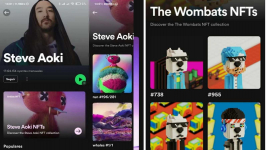 Libatkan Steve Aoki dan The Wombats, Spotify Uji Fitur NFT di Android
