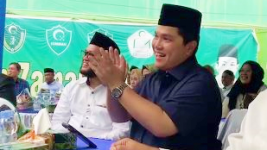 Erick Thohir Didoakan jadi Presiden saat Hadiri Acara Temu Ramah Al Washliyah Medan