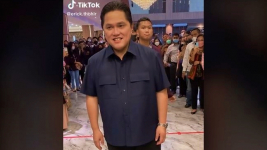 Erick Thohir Disambut Mahasiswa UNPRI Medan dengan Joget Khas TikTok saat Isi Kuliah Umum