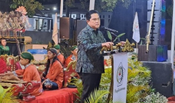 Satu Visi Melestarikan Budaya Indonesia, Pujakesuma Lampung Dukung Erick Thohir Capres 2024
