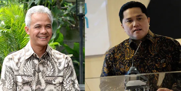 Lembaga Survei Indonesia Pasangankan Ganjar Pranowo – Erick Thohir, Duet Berkualitas