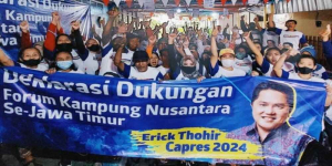Terbukti Kerja Nyata, Relawan Kampung Nusantara Jawa Timur Dukung Erick Thohir di Pilpres 2024