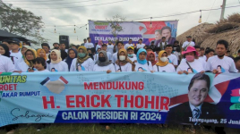 Pedagang Sayur Hingga Komunitas UMKM di Tulungagung Deklarasi Dukung Erick Thohir Capres 2024