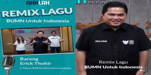 Cara Ikuti Tantangan Remix Lagu BUMN Untuk Indonesia, Peringati 2 Tahun Core Values AKHLAK Berjalan