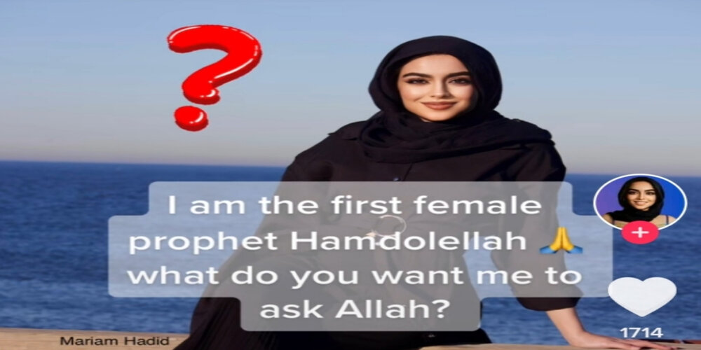 Sosok dan Profil Mariam Hadid, TikToker Viral Mengaku Nabi Wanita Pertama