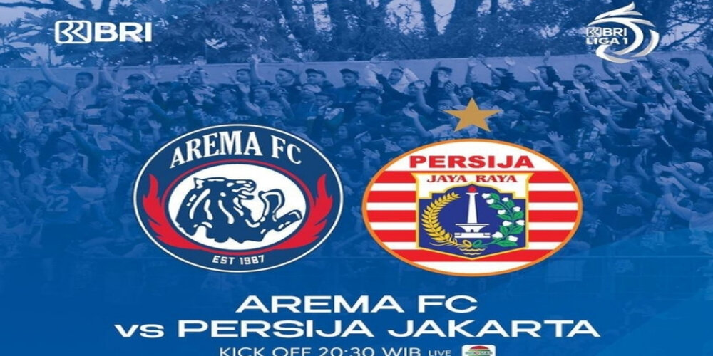 Link Nonton Bola Liga 1 Arema vs Persija, 28 Agustus 2022 Pukul 20.30 WIB