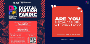 Road To Bali Digital Fashion Week, MAJA Labs X Artisan.io Gelar Lomba Digital Fashion dan Fabric Design Competition